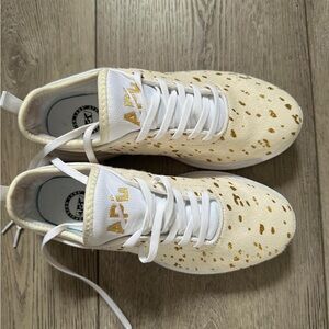 APL Cream Sneakers with Gold Speckle Accents